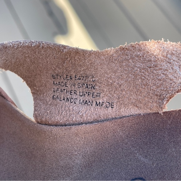 Pedro Iniesta Two Tone Leather Wedge Sandals Size 8, Made in Spain Size 10 - Picture 6 of 6